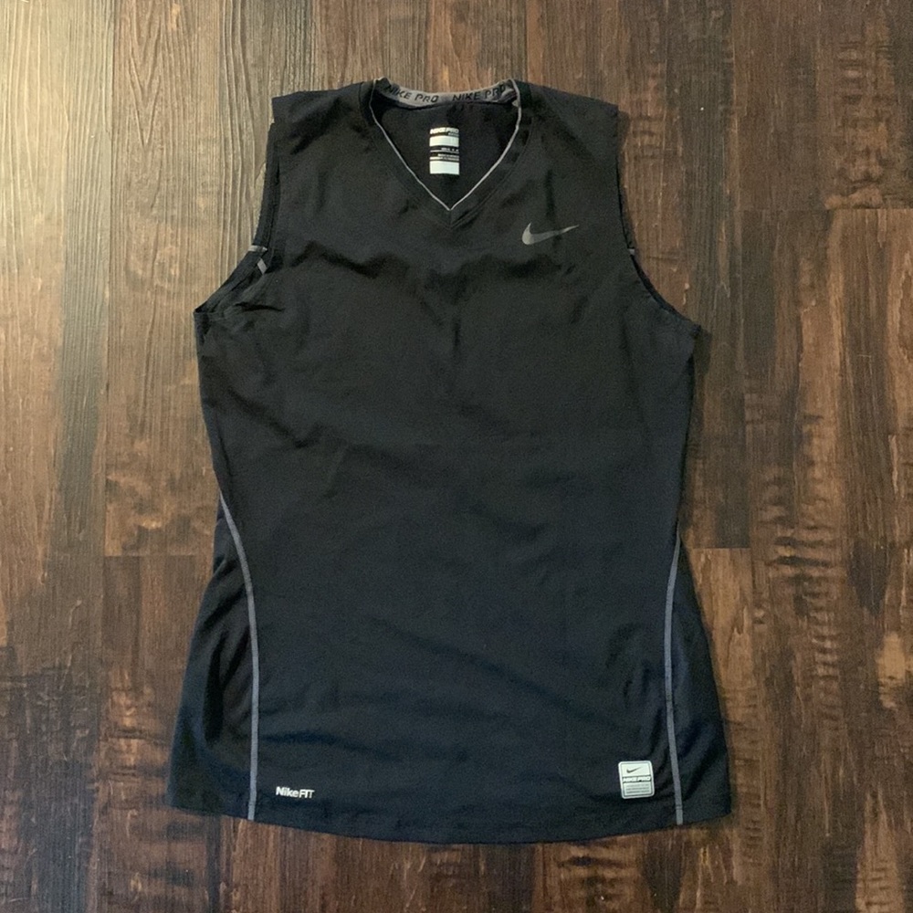 Gender Neutral NikePro Fitted Tank-top